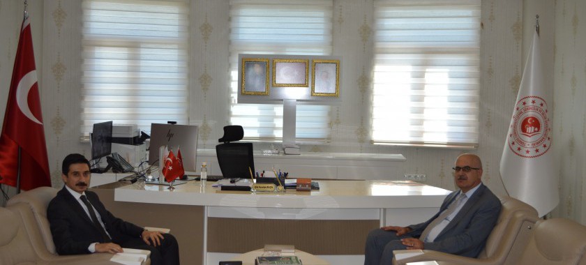 Ergani Kaymakamımız Sn. Nurbaki YALÇIN , İl Müdürlüğümüze iade i ziyarette bulundular