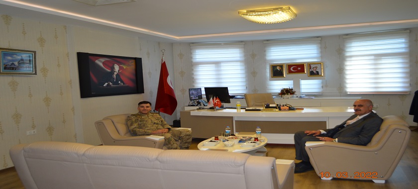 Diyarbakır  İl Jandarma Komutanı Tuğgeneral Sayın Gökhan ÇİLOĞLU Müdürlüğümüze iade-i ziyarette bulundular.