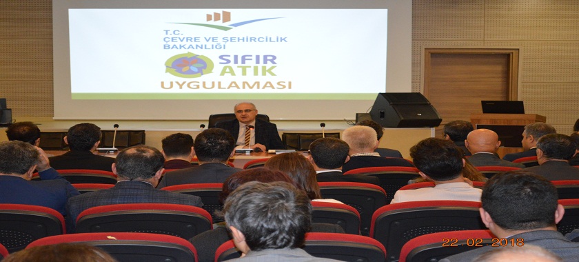 İl Müdürlüğümüzde Sıfır Atık Semineri Verildi