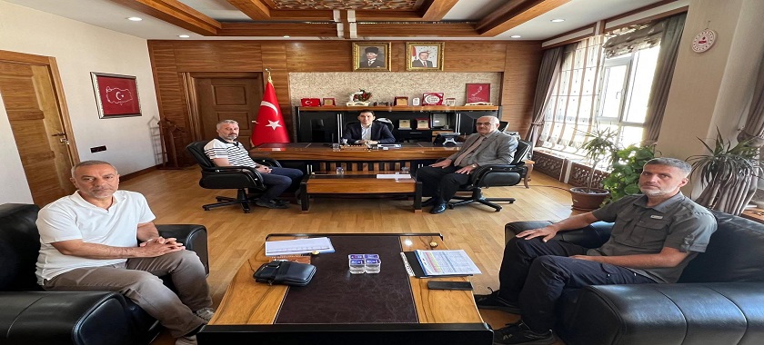 İl Müdürümüz Sn. Ufuk Nurullah BİLGİN, Çermik Kaymakamımız Sn. Adem KARATAŞ’ı ziyaret etti.