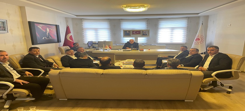 Memur-Sen İl Başkanı Sn. Ramazan TEKDEMİR ve Memur-Sen’e bağlı Sendikaların İl başkanları İl Müdürlüğümüzü ziyaret etti.