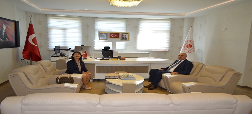  Merkez Bankası Diyarbakır Şube Müdürü Sn. Gülşah GÜVEN AKÇORA İl Müdürlüğümüzü ziyaret etti.