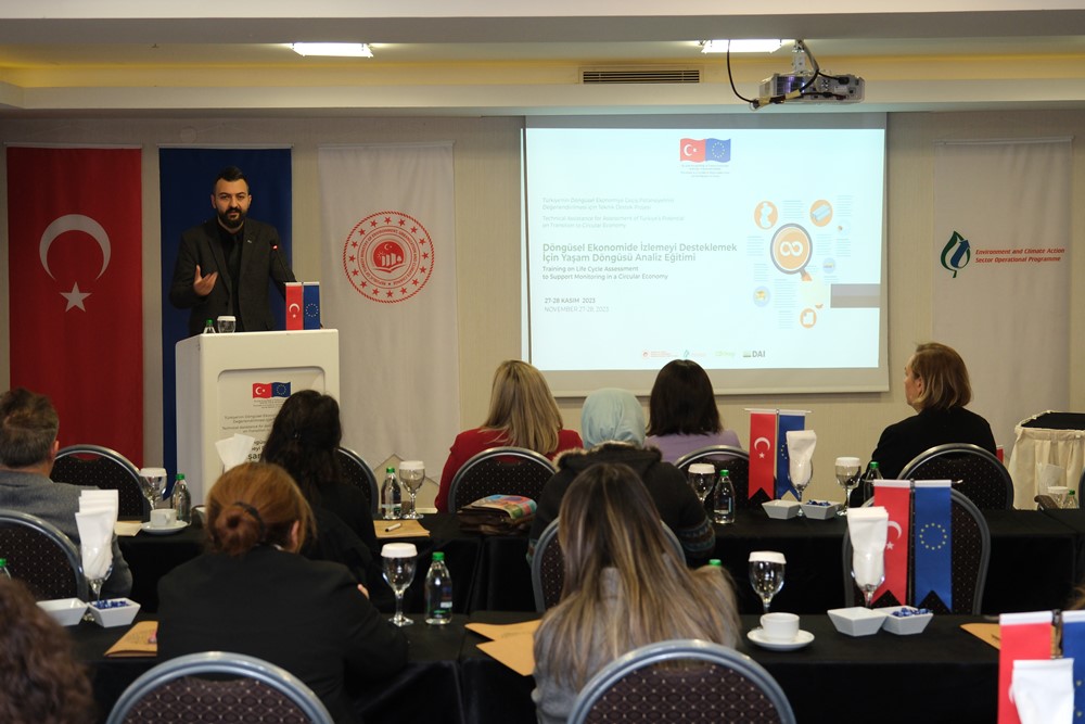 Döngüsel Ekonomide İzlemeyi Desteklemek için Yaşam Döngüsü Analizi Eğitimi Gerçekleştirildi