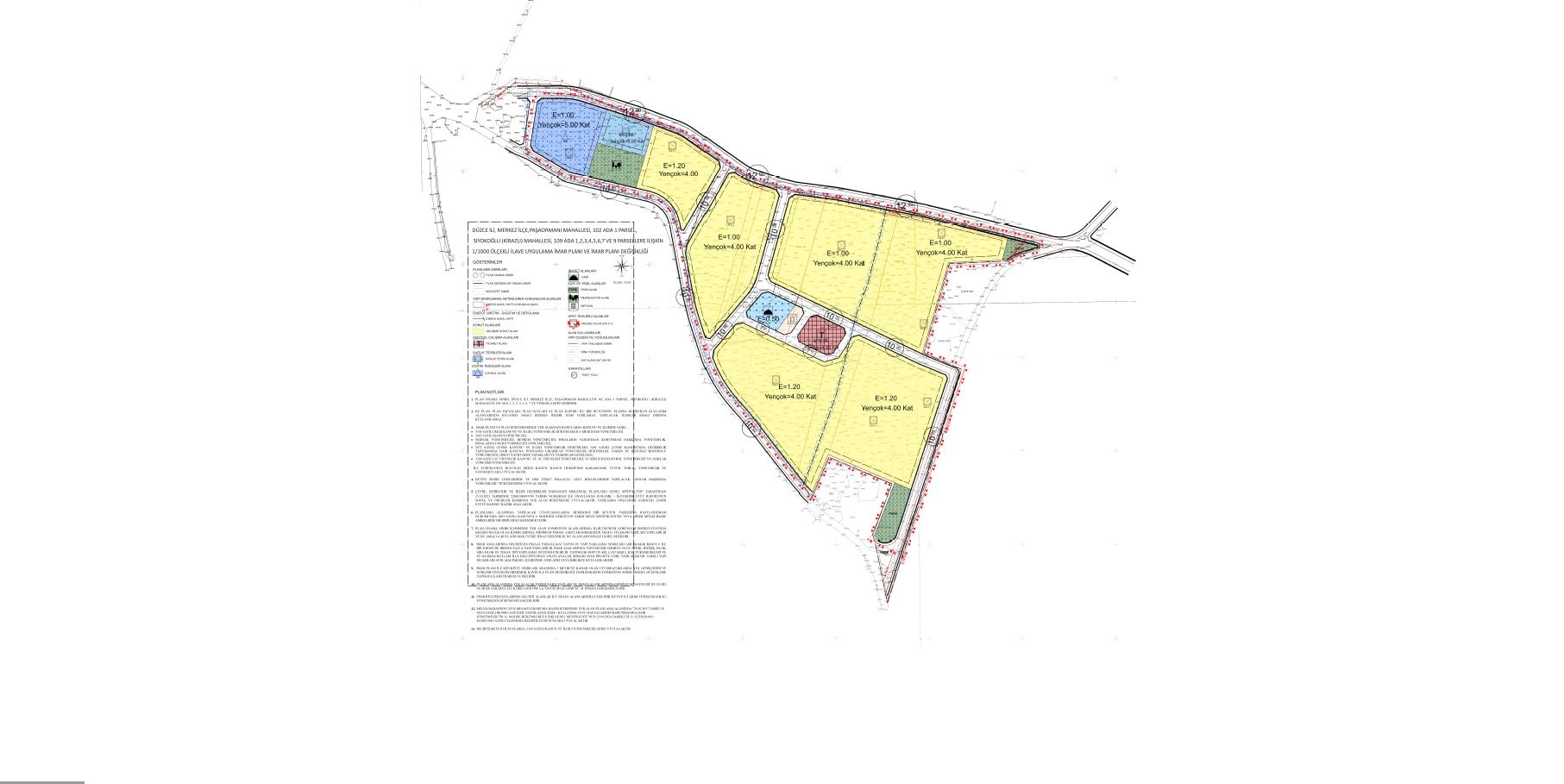 Askı İlanı - Paşaormanı 102/1 ve Kirazlı (Siyokoğlu) 109/1-2-3-4-5-6-7-8 Parseller Nazım İmar Planı, İlave Uygulama İmar Planı ve  Uygulama İmar Planı Değişikliği