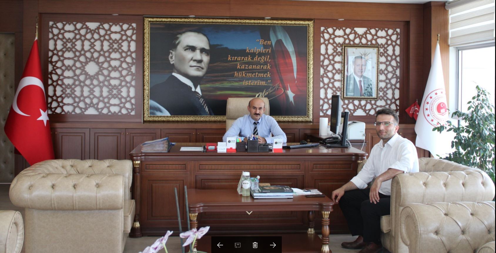 Akmercan Anadolu İmam Hatip Lisesi Müdürü Sayın Lokman KIZILYAR Ziyarete Geldi