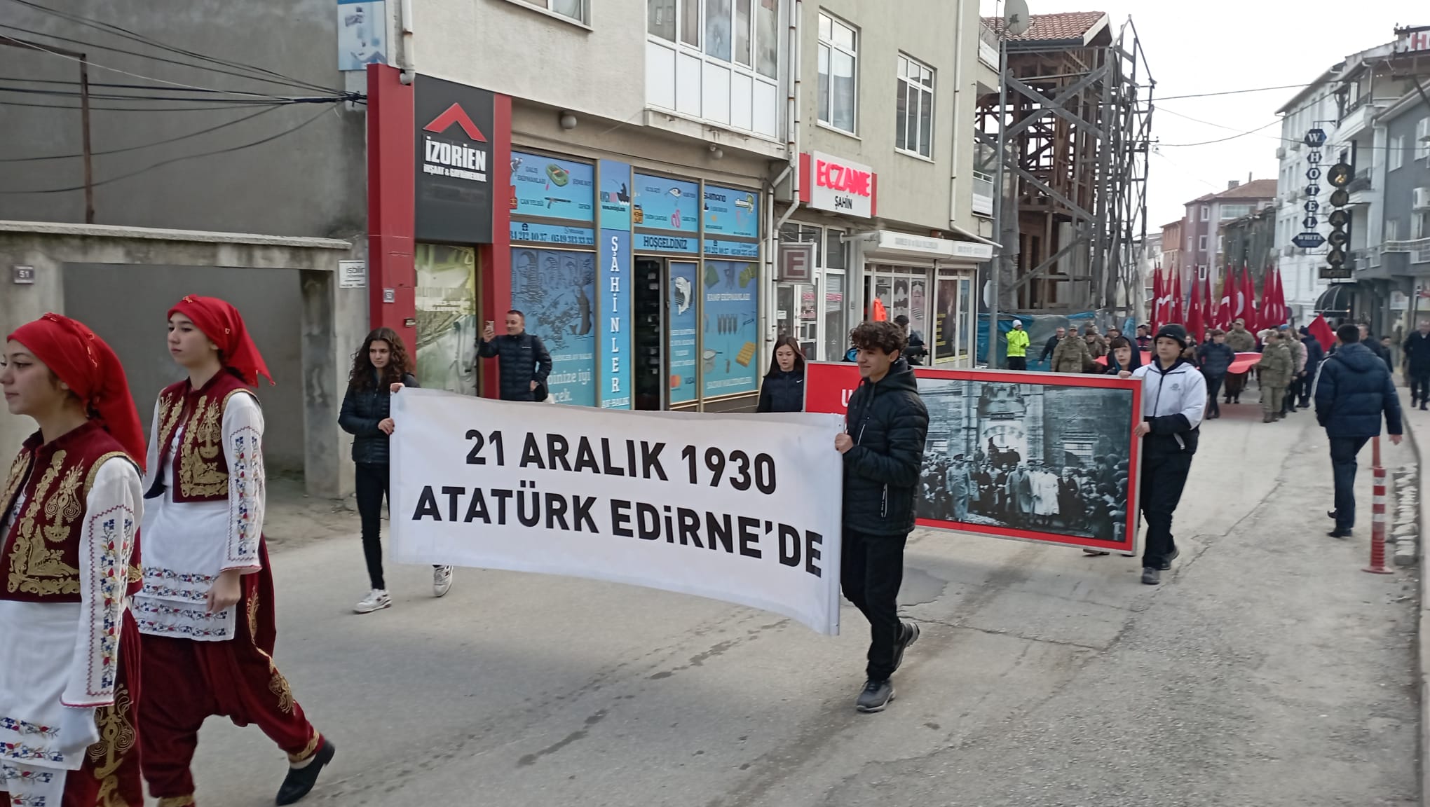 Atatürk’ün Edirne ‘ye Gelişinin 92.Yıl Dönümü Büyük Bir Coşku İle Kutlanıyor