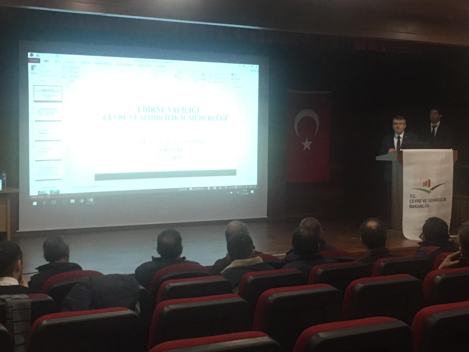 Atık Motor Yağlarının Yönetimi Bilgilendirme Semineri Gerçekleştirildi