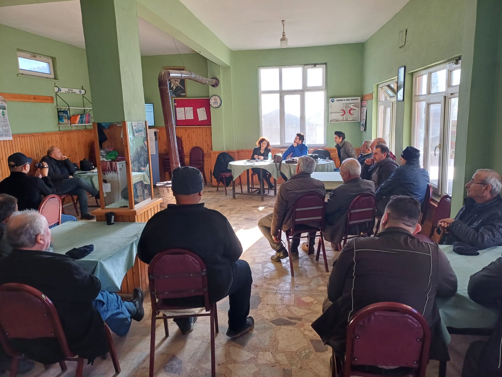 ÇED Süreci Kapsamında Enez İlçesi Yazır Köy'ünde Halkın Bilgilendirilmesi ve Sürece Katılımı Toplantısı Gerçekleştirildi