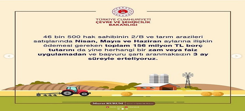 Çiftçilerin Her Zaman Yanındayız