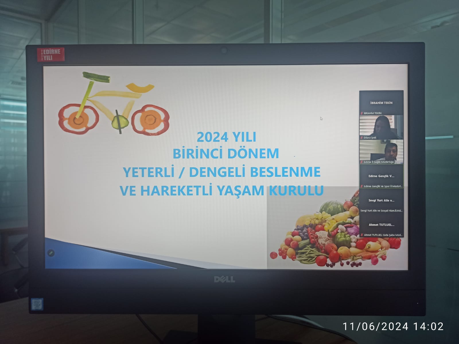 Dengeli Beslenme ve Hareketli Yaşam Kurulu Toplantısı Online Olarak Gerçekleştirildi