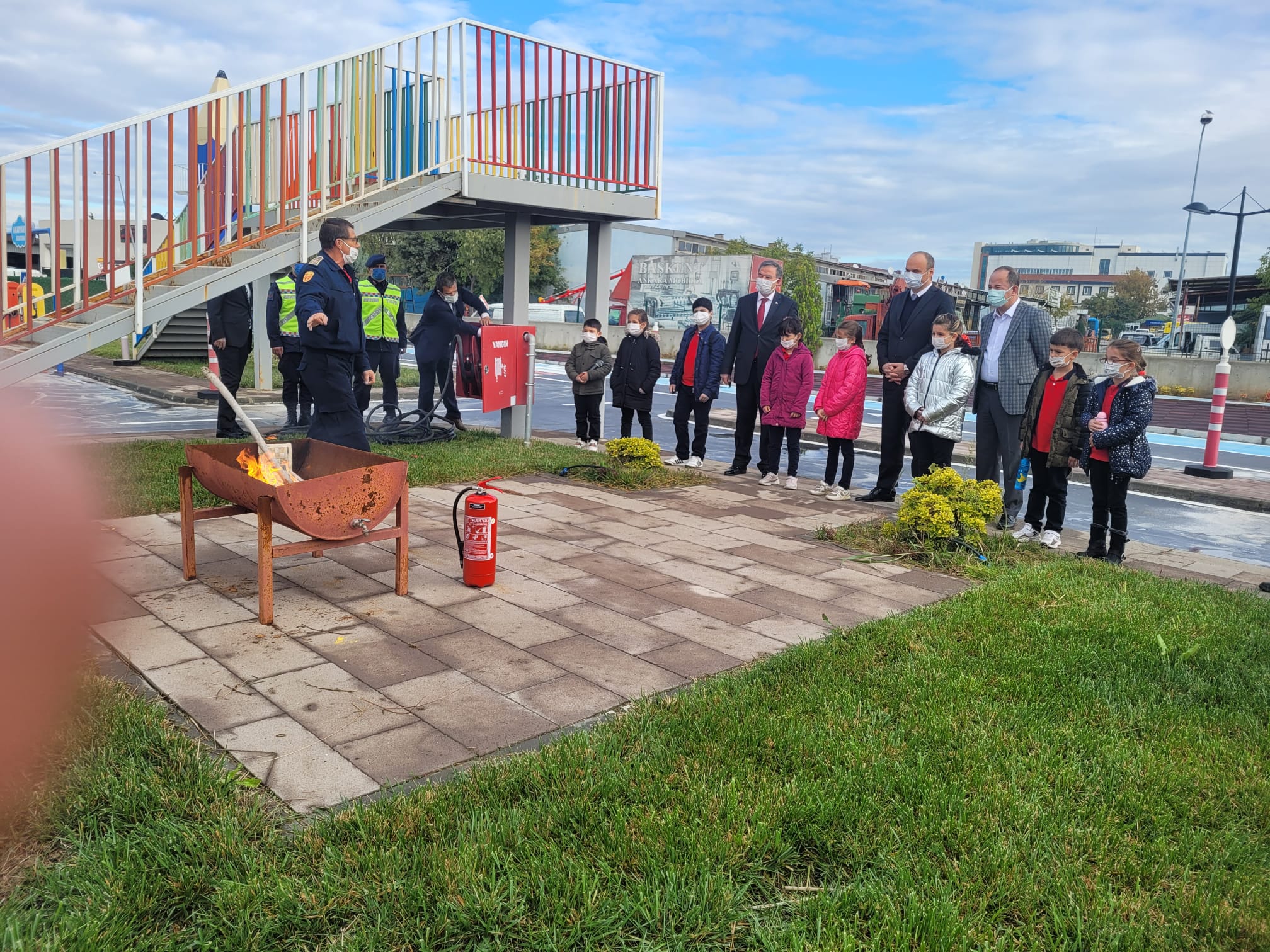 Edirne Çocuk Eğitim Parkında  Öğrencilere 