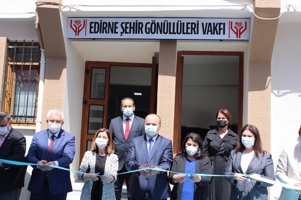 Edirne Şehir Gönüllüleri Vakfı Açılış Töreni Yapıldı