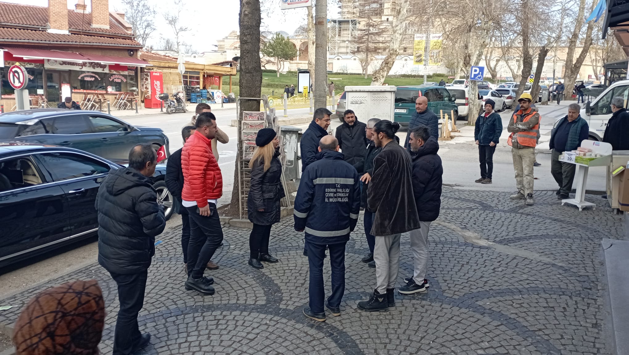 Edirne Valimiz Sayın H. Kürşat KIRBIYIK Yapım İşi Devam Eden Çalışmaları Yerinde İncelediler