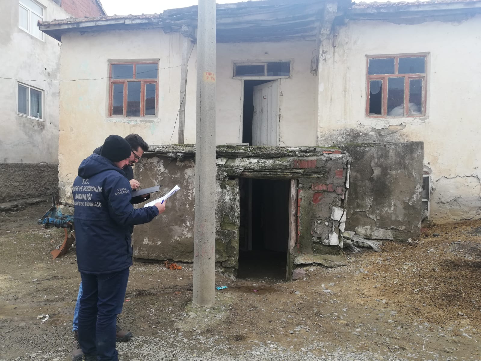 Elazığ Depremi Hasar Tespit Çalışmaları Yapan  Ekiplerin Görev Değişimi Yapıldı