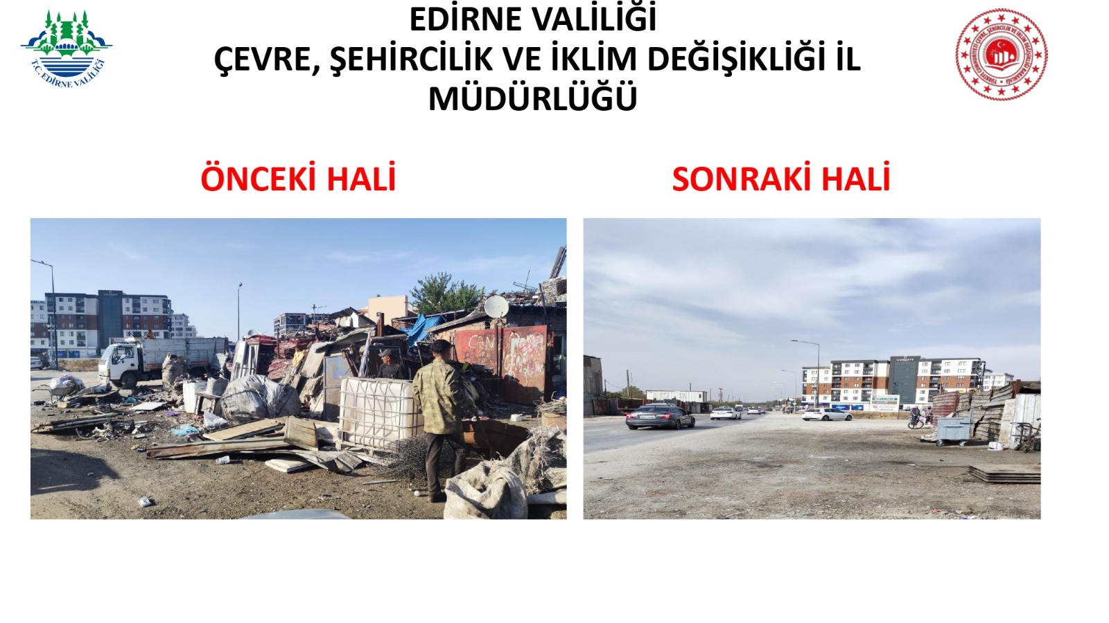 Güney Çevre Yolunda Bulunan Hurdacılara Ait Atıklar Kaldırıldı