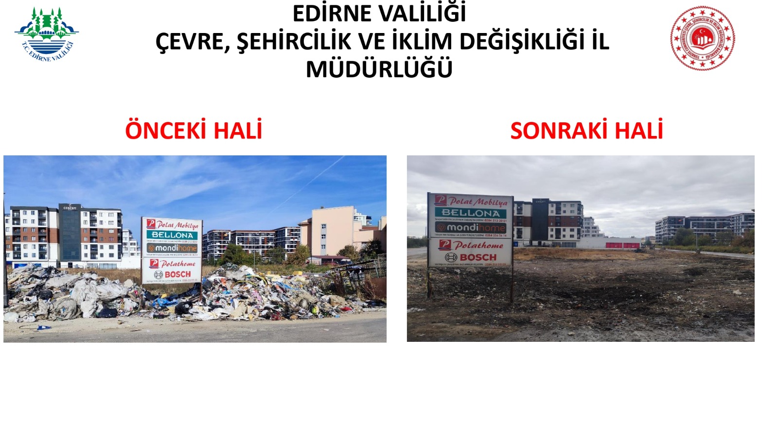 Güney Çevre Yolunda Bulunan Hurdacılara Ait Atıklar Kaldırıldı