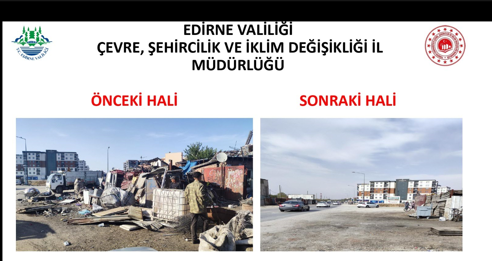 Güney Çevre Yolunda Bulunan Hurdacılara Ait Atıklar Kaldırıldı