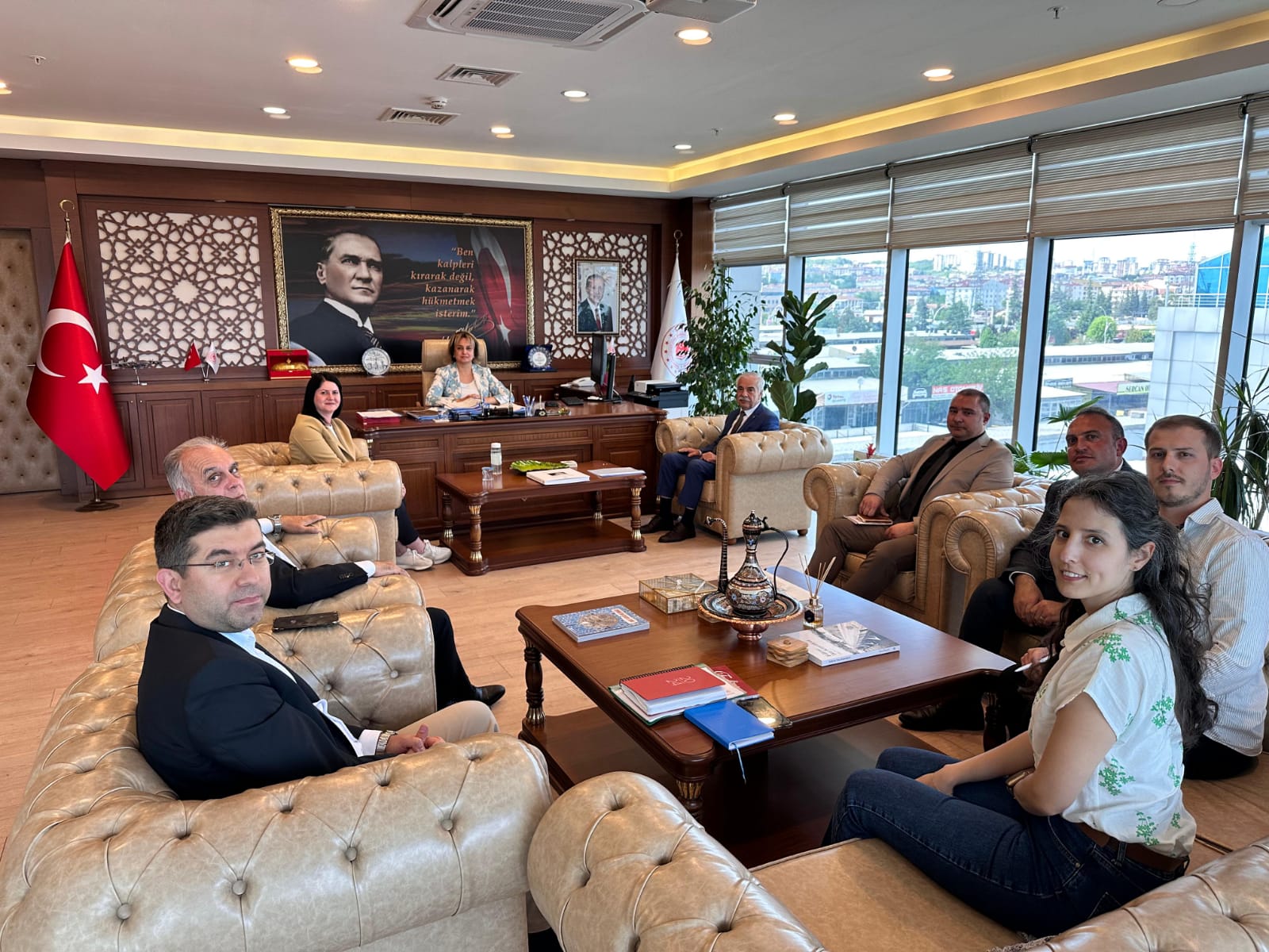 İl Müdürlüğümüzde Tüm Belediyelerin Katılımıyla Bir Çalışma Toplantısı Düzenlendi