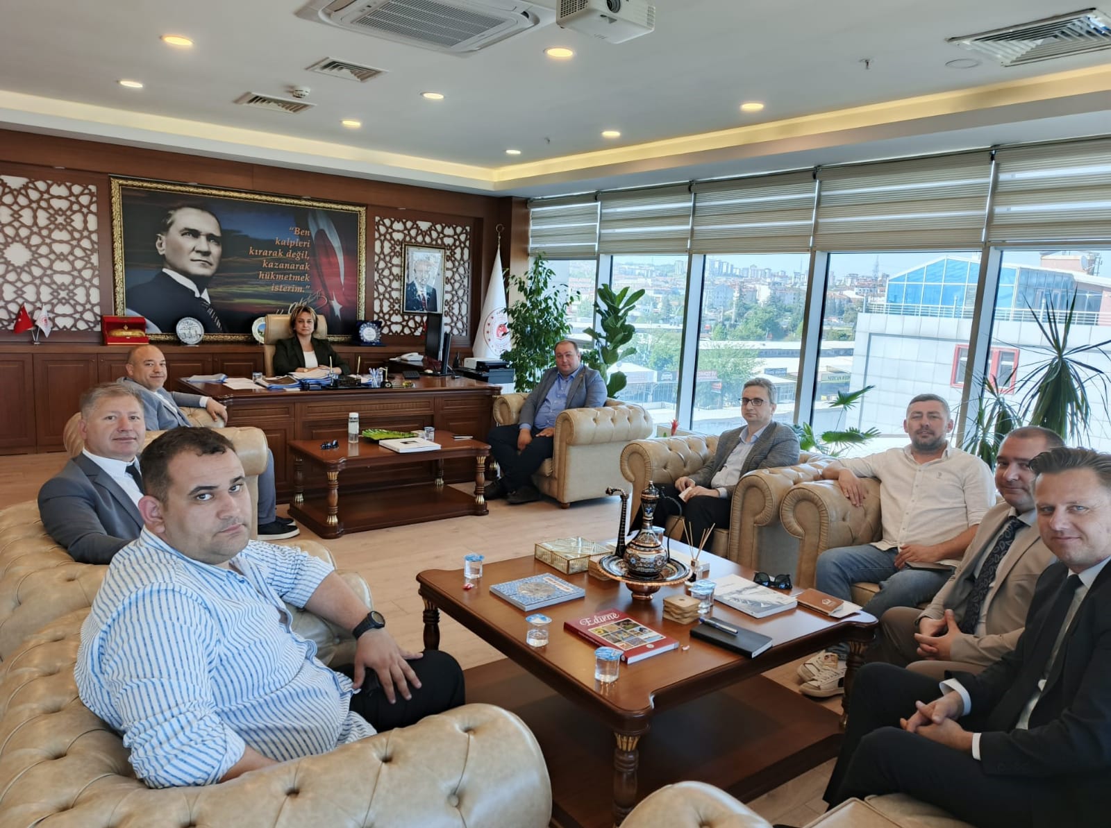 İl Müdürlüğümüzde Belediyelerin Katılımıyla Bir Çalışma Toplantısı Düzenlendi