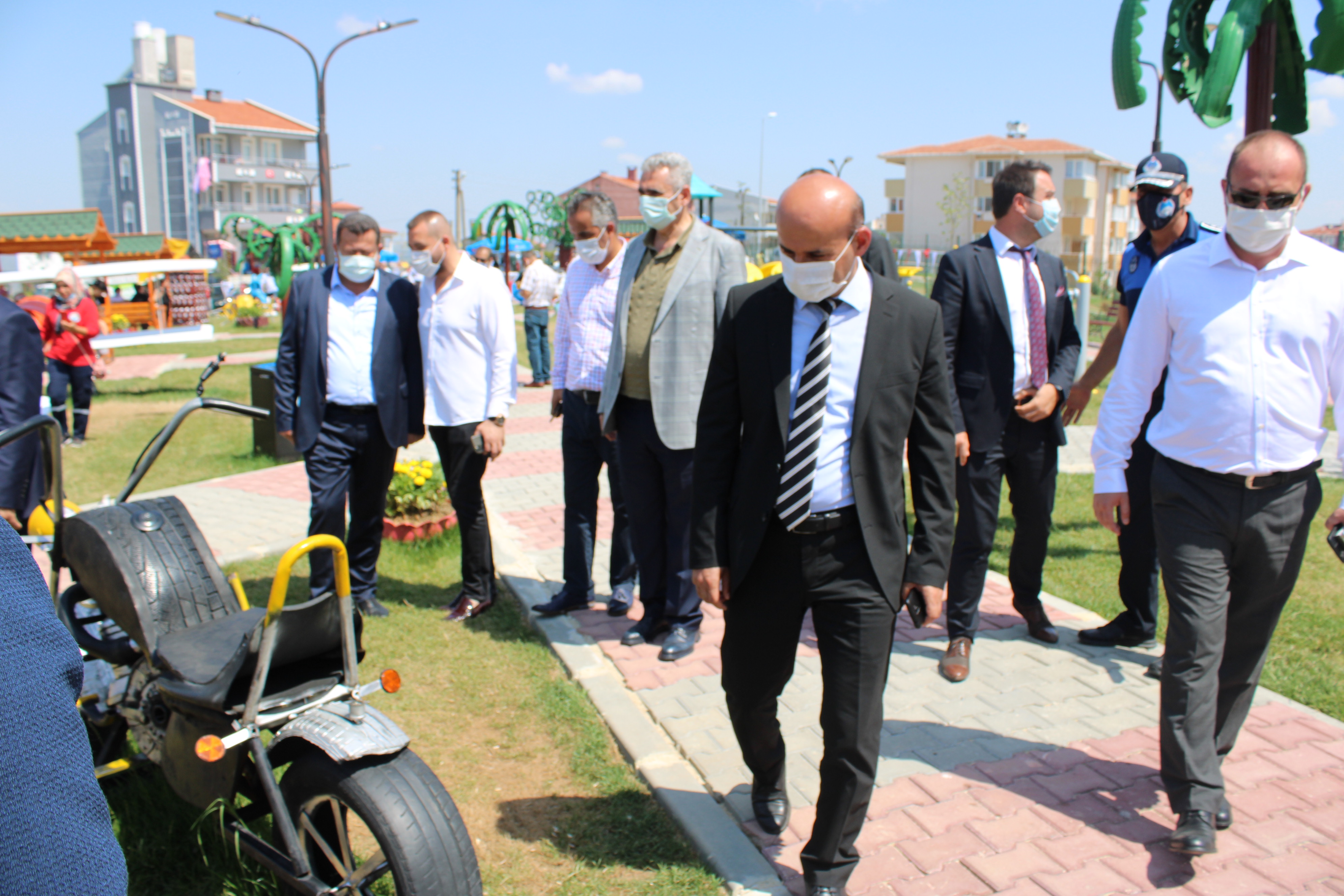 İl Müdürümüz Sayın Engin ÖZTÜRK Keşan Belediyesi Tarafından Kurulan Geri Dönüşüm Parkının Açılışına Katıldı