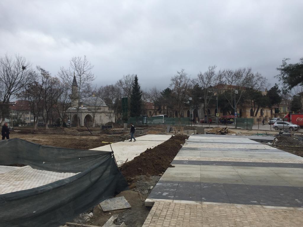 İl Müdürümüz Sayın Engin ÖZTÜRK Selimiye Camii ve Çevresi Kentsel Tasarım ve Peyzaj Düzenlemesi Sahasında İncelemelerde Bulundu