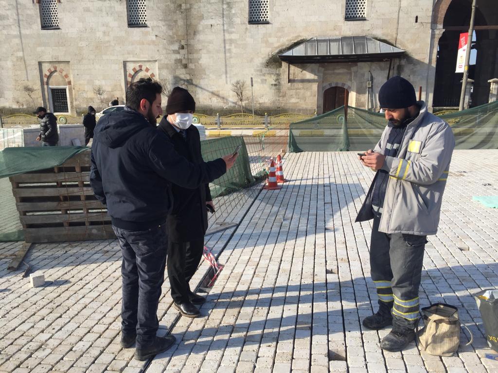 İl Müdürümüz Sayın Engin ÖZTÜRK Selimiye Camii ve Çevresi Kentsel Tasarım ve Peyzaj Düzenlemesi Sahasında İncelemelerde Bulundu