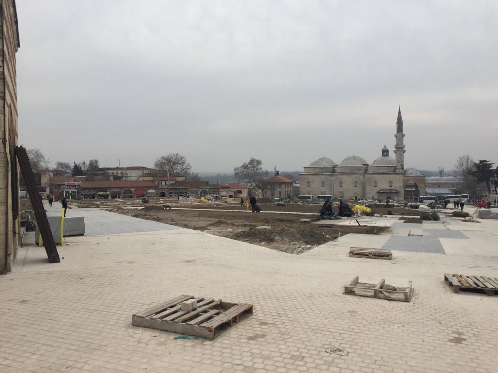 İl Müdürümüz Sayın Engin ÖZTÜRK Selimiye Camii ve Çevresi Kentsel Tasarım ve Peyzaj Düzenlemesi Sahasında İncelemelerde Bulundu