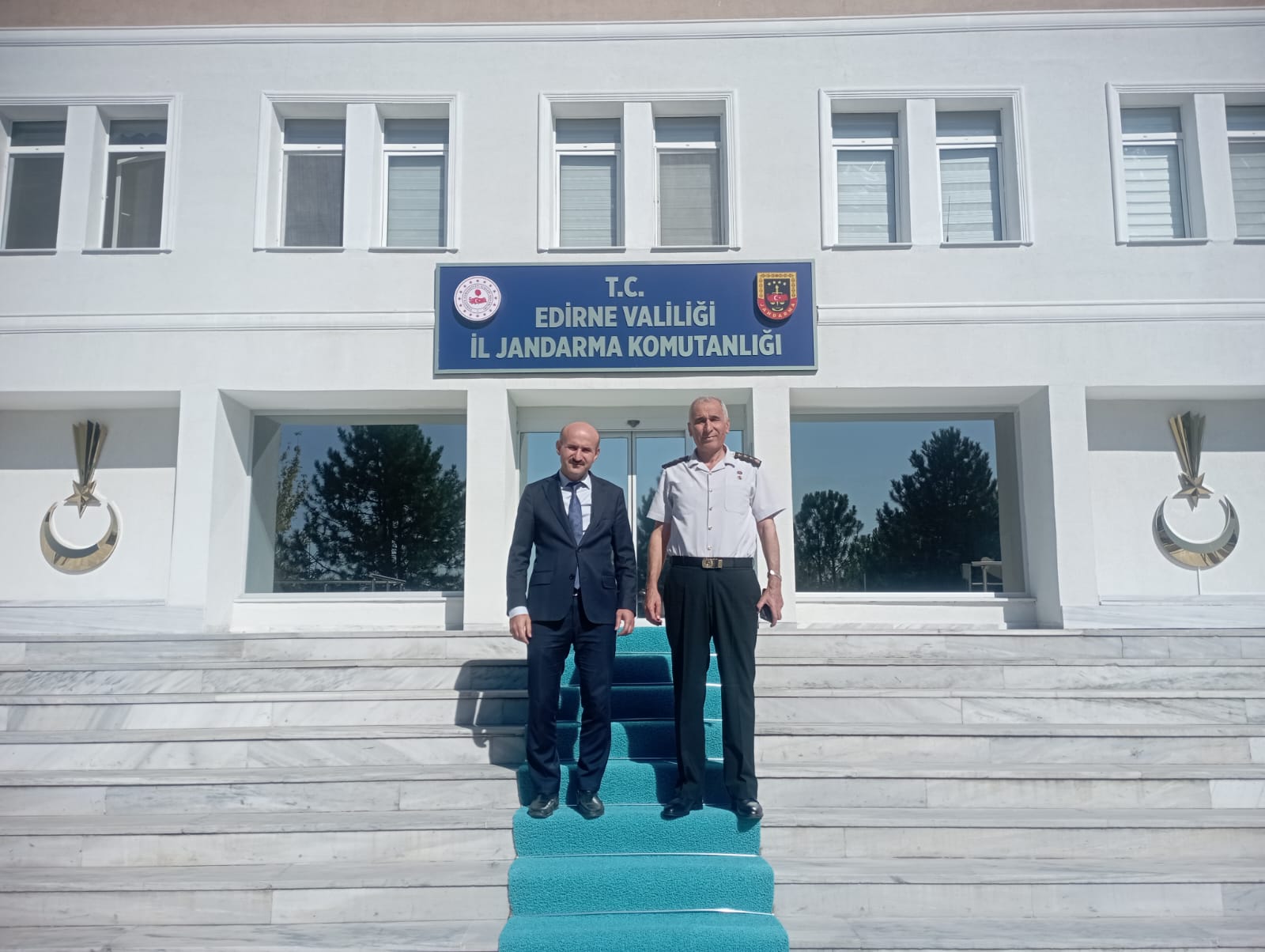 İl Müdürümüz Sayın Engin ÖZTÜRK Edirne İl Jandarma Komutanı J.ALB Sayın Hacı Ali BÜBER ‘e Hayırlı Olsun Ziyaretinde Bulundu