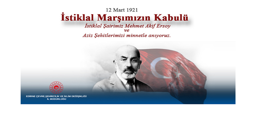 İl Müdürümüz Sayın Engin ÖZTÜRK'ün İstiklal Marşı'mızın Kabulünün 103. Yılı Kutlama Mesajı