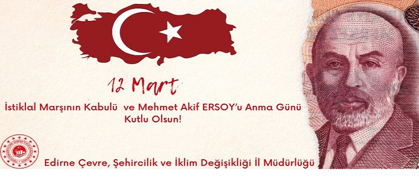 İl Müdürümüz Sayın Ayşe SARI’ nın İstiklal Marşı'mızın Kabulünün 104. Yılı Kutlama Mesajı