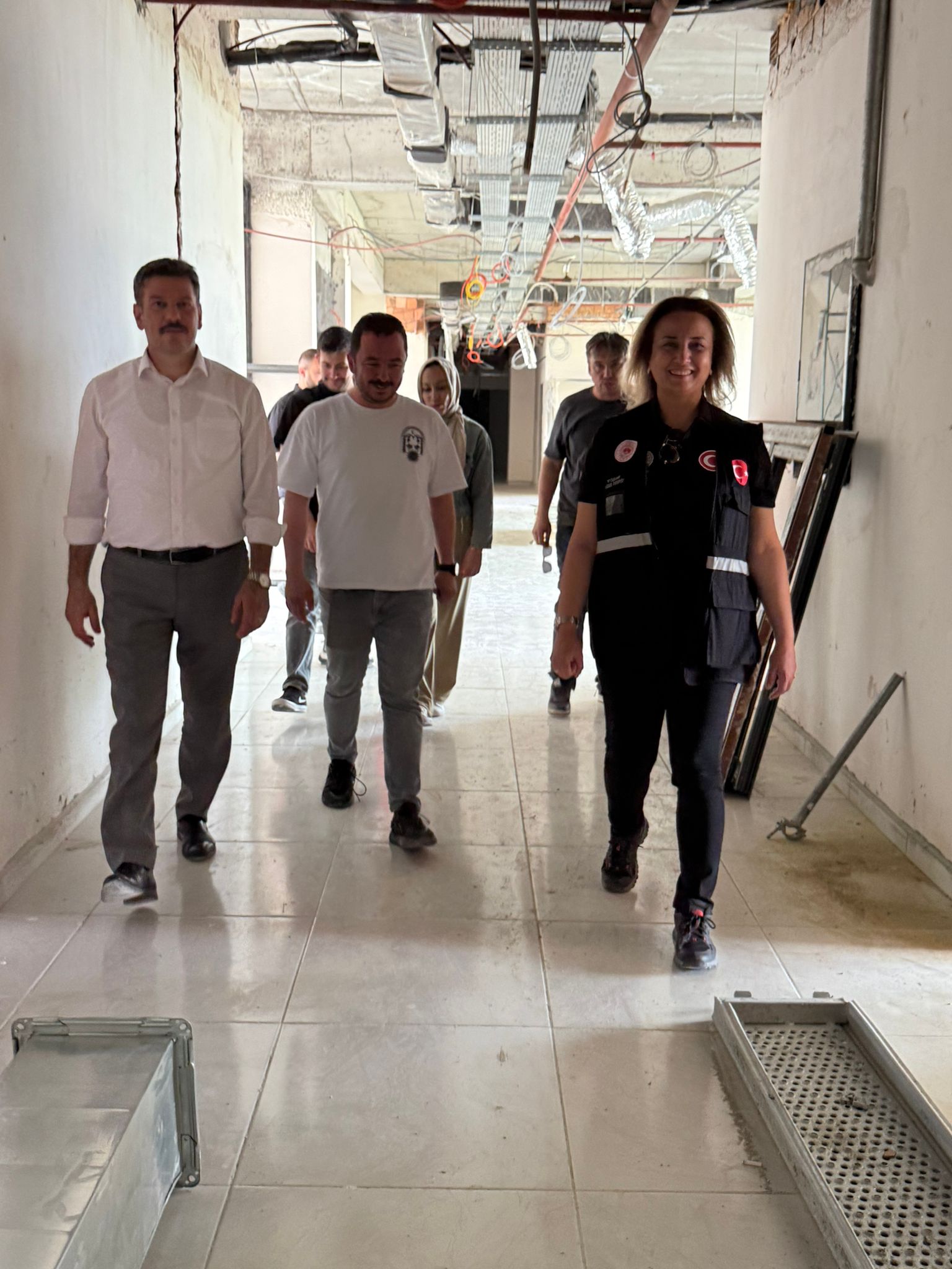 İl Müdürümüz Sayın Ayşe SARI Yapımı Devam Eden Edirne 200 Kişilik Huzurevi İnşaatında İncelemelerde Bulundu