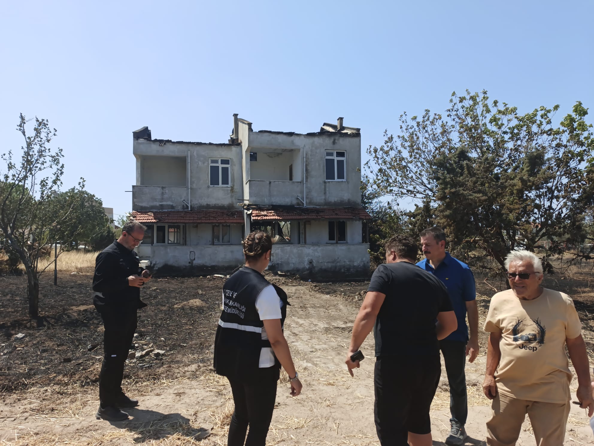 İl Müdürümüz Sayın Ayşe SARI ve İl Müdür Yardımcımız Sayın Taner NURLU Hasar Tespit Ekiplerimizle Birlikte Enez Orman Yangını Bölgesinde İncelemelerde Bulundu