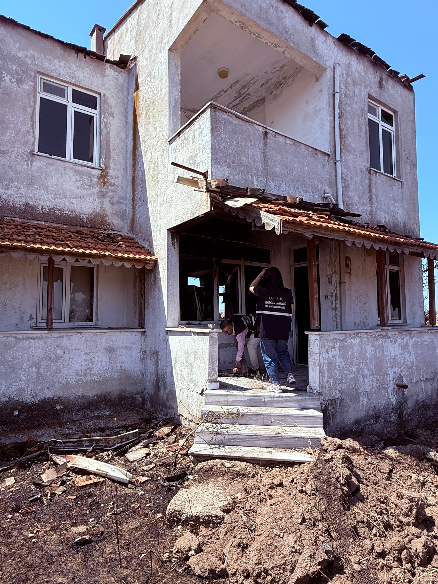 İl Müdürümüz Sayın Ayşe SARI ve İl Müdür Yardımcımız Sayın Taner NURLU Hasar Tespit Ekiplerimizle Birlikte Enez Orman Yangını Bölgesinde İncelemelerde Bulundu
