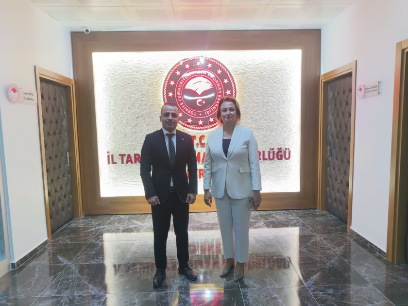 İl Müdürümüz Sayın Ayşe SARI Edirne Tarım Ve Orman İl Müdürü Sayın İslam KÖSE’ ye Hayırlı Olsun Ziyaretinde Bulundu
