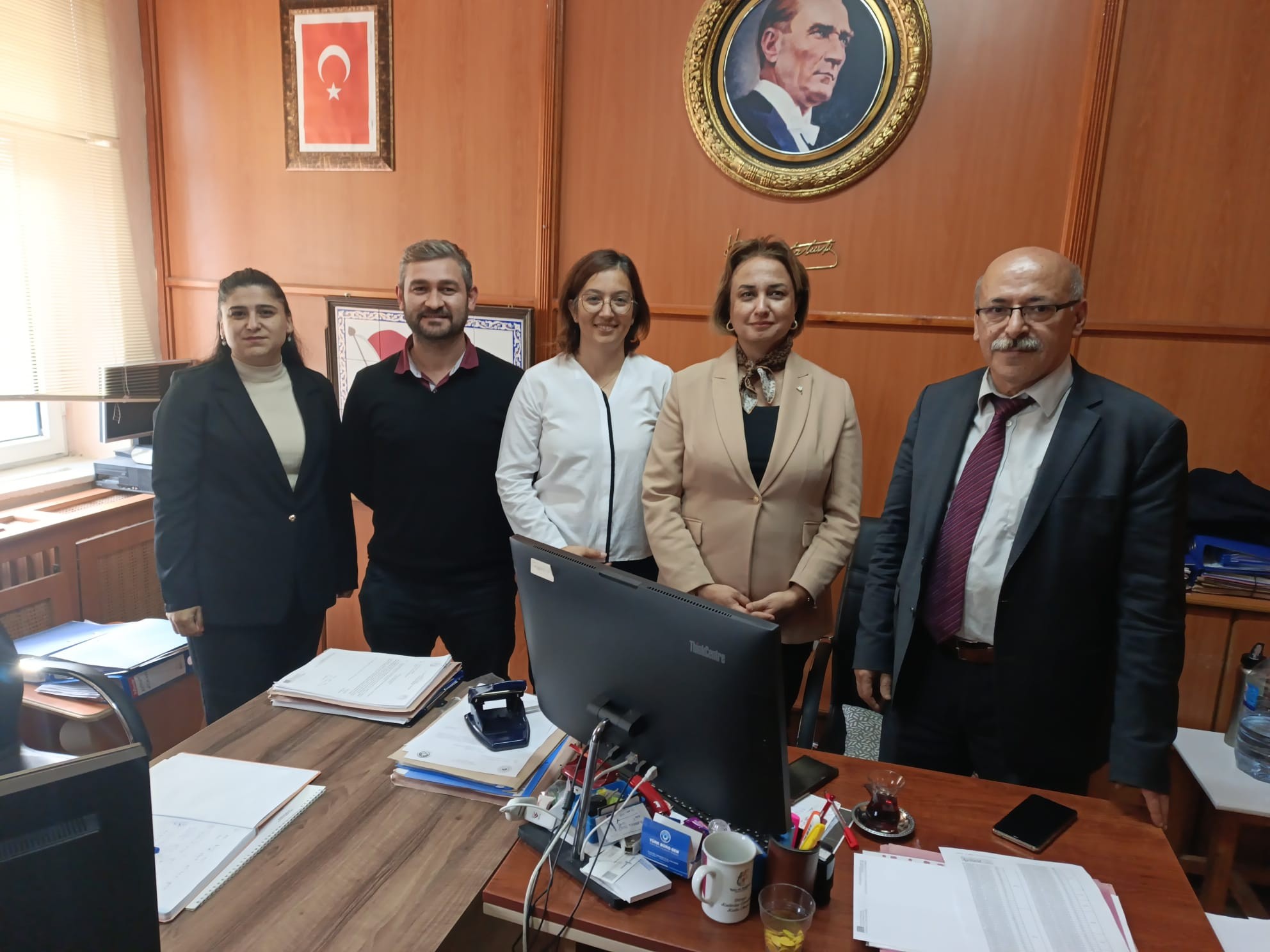 İl Müdürümüz Sayın Ayşe SARI, Milli Emlak Müdürü Sayın Kemal ALICI ile Birlikte Enez İlçesi Milli Emlak Şefliğine Ziyarette Bulundular