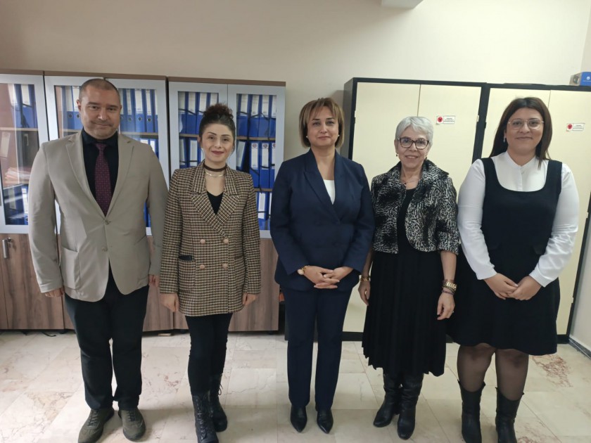 İl Müdürümüz Sayın Ayşe SARI, İl Müdür Yardımcımız Sayın Mert SÜMER ile  ÇED ve Çevre İzinleri Şube Müdürümüz Sayın Sezen DURSUN Süloğlu Milli Emlak Şefliğine Ziyarette Bulundular