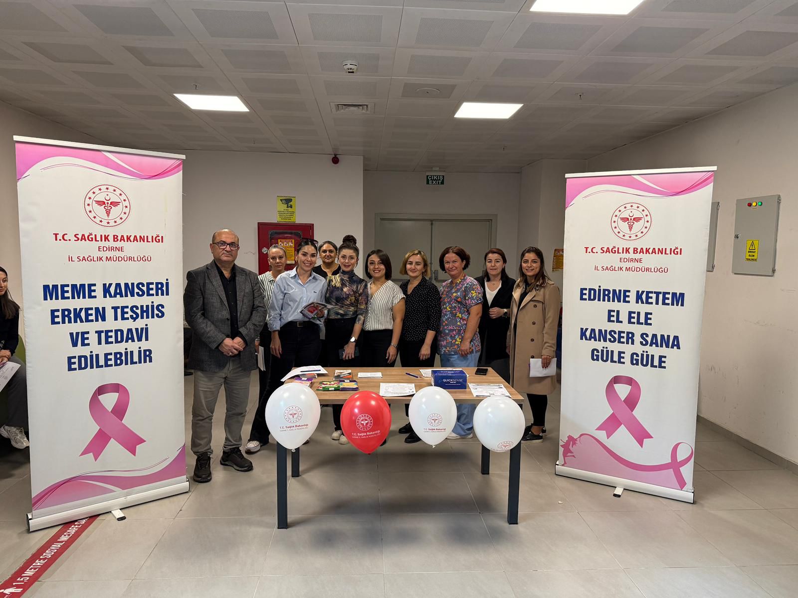 İl Sağlık Müdürlüğü Tarafından Kurumumuz Konferans Salonunda Meme Kanseri Farkındalık Ayı  Etkinlikleri Kapsamında Bir Eğitim  Gerçekleştirildi