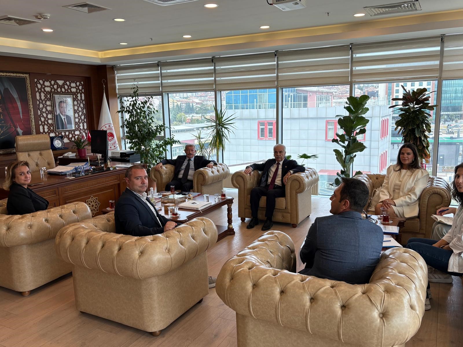 Keşan Kaymakamı Sayın Aziz MERCAN, Keşan Belediye Başkanı Sayın Op.Dr.Mehmet ÖZCAN İl Müdürümüz Sayın Ayşe SARI'ya Ziyarette Bulundular