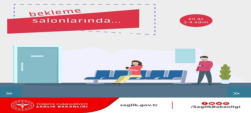 Sağlık Bakanlığı Tarafından Sosyal Mesafe Paylaşımları