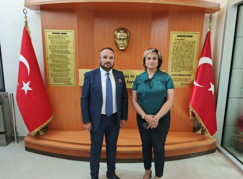 Tekirdağ Çevre, Şehircilik ve İklim Değişikliği İl Müdürü Sayın Ali Kemal ATLI İl Müdürümüz Sayın Ayşe SARI' ya Ziyarette Bulundu