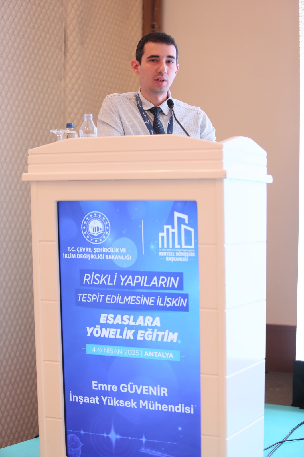 ANTALYA’DA RİSKLİ YAPILARIN TESPİTİ KONUSUNDA EĞİTİM PROGRAMI DÜZENLENDİ