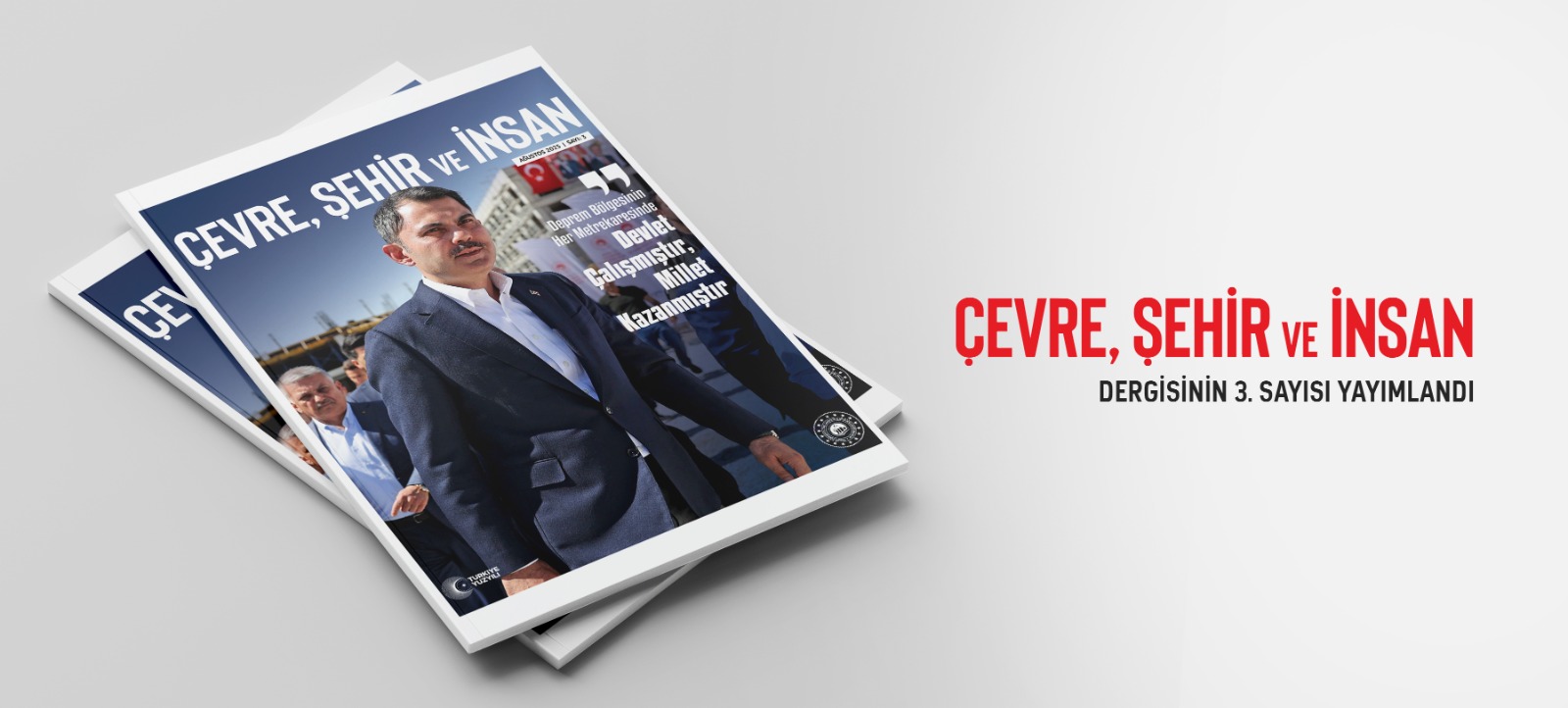 ÇEVRE, ŞEHİR VE İNSAN DERGİSİNİN 3. SAYISI YAYIMLANDI