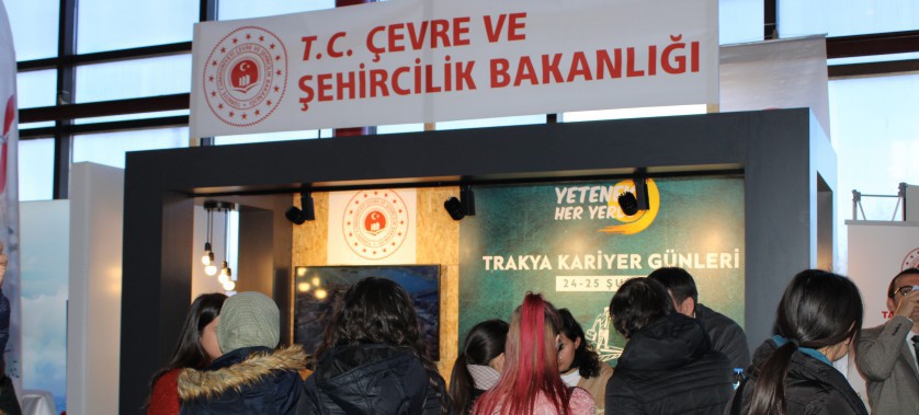 Çevre ve Şehircilik Bakanlığı Olarak Trakya, Güneydoğu ve Doğu Anadolu Kariyer Fuarı'nda Yerimizi Aldık