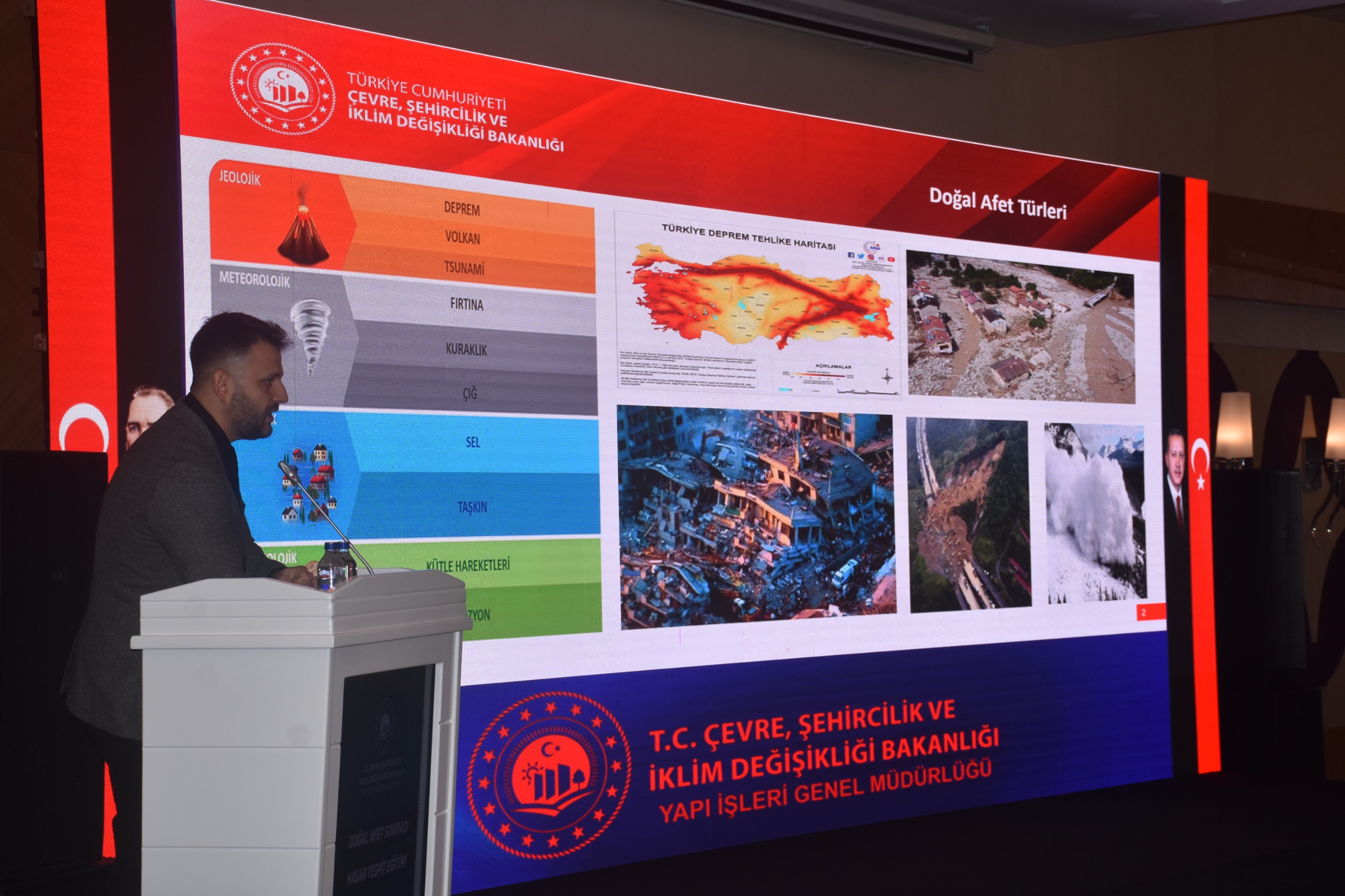 DOĞAL AFET SONRASI HASAR TESPİTİ EĞİTİMİ RİZE’DE GERÇEKLEŞTİRİLDİ