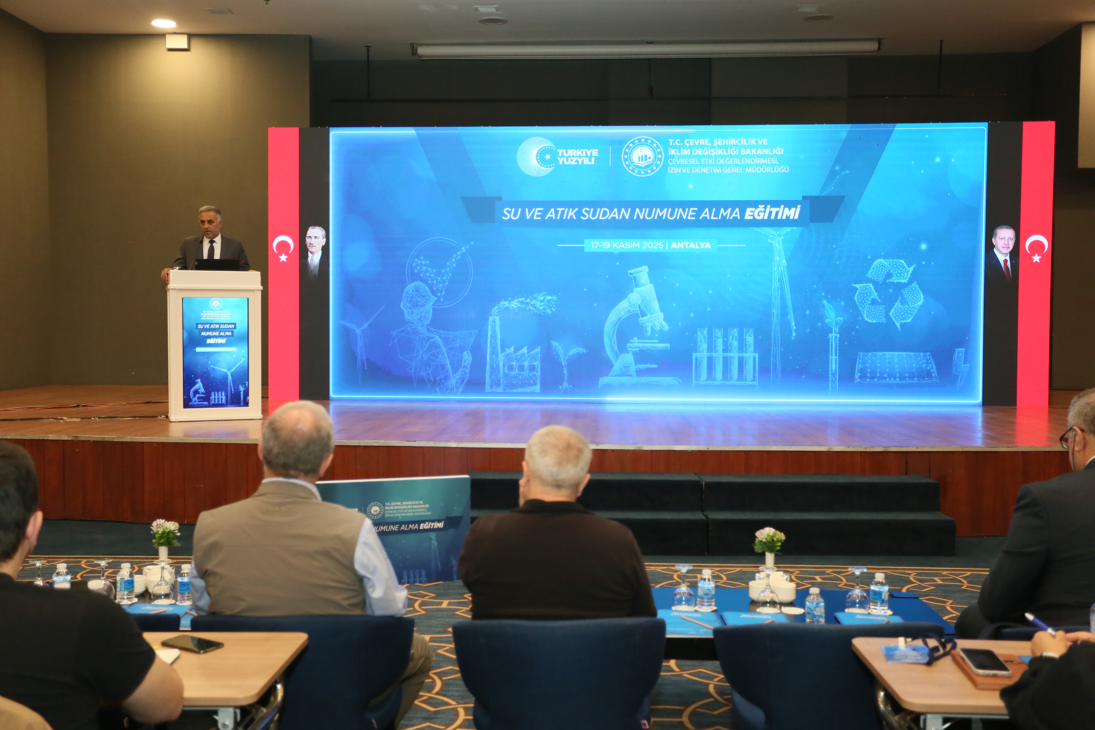 SU VE ATIK SUDAN NUMUNE ALMA EĞİTİMİ GERÇEKLEŞTİRİLDİ