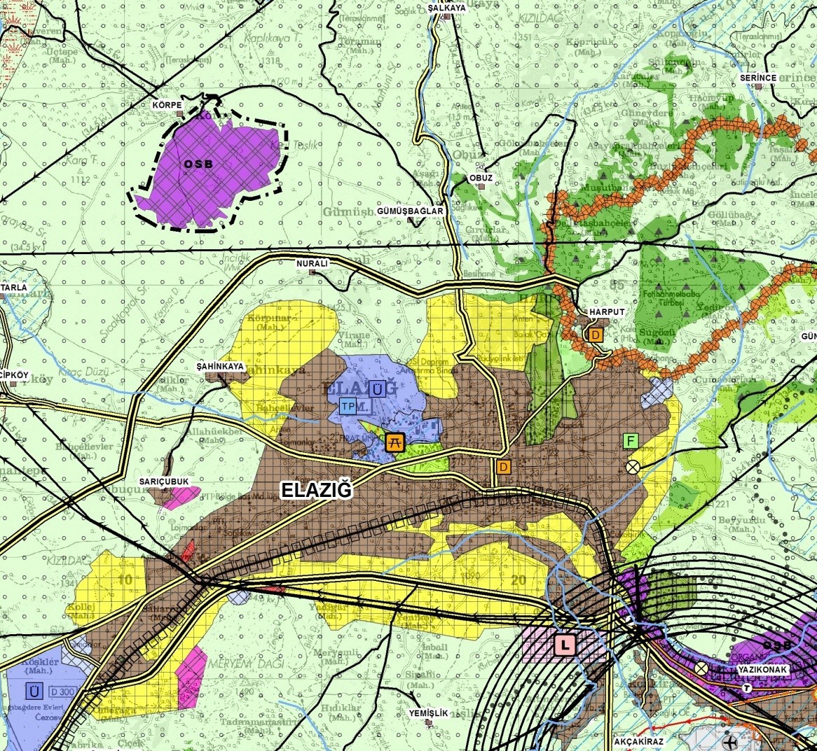 Malatya-Elazığ-Bingöl-Tunceli Planlama Bölgesi  1/100.000 Ölçekli Çevre Düzeni Planı Değişikliği