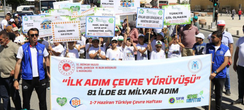 1-7 Haziran Türkiye Çevre Haftası Münasebetiyle 81 İlde 81 Milyar Adım Çevre Yürüyüşü etkinliğimizi yoğun katılımla gerçekleştirdik