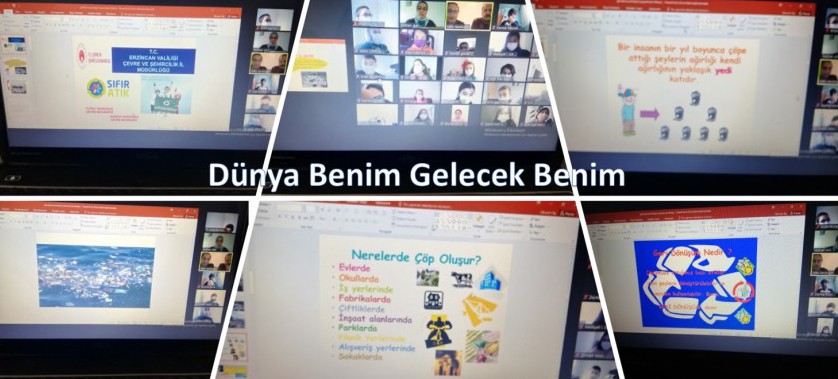 İlimiz Melikşah Gazi ve Zeynep Mustafa Han İlkokullarına Online Geri Dönüşüm Eğitimi Verildi