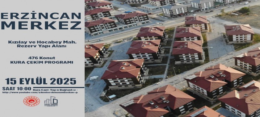 Kızılay-Hocabey Rezerv Yapı Alanı Kentsel Dönüşüm Projesi Kapsamında Yapımı Tamamlanan Konutlar İçin Noter Huzurunda Ve Naklen Yayınlanacak Canlı Yayın İle Konut Belirleme Kurası Çekilecektir