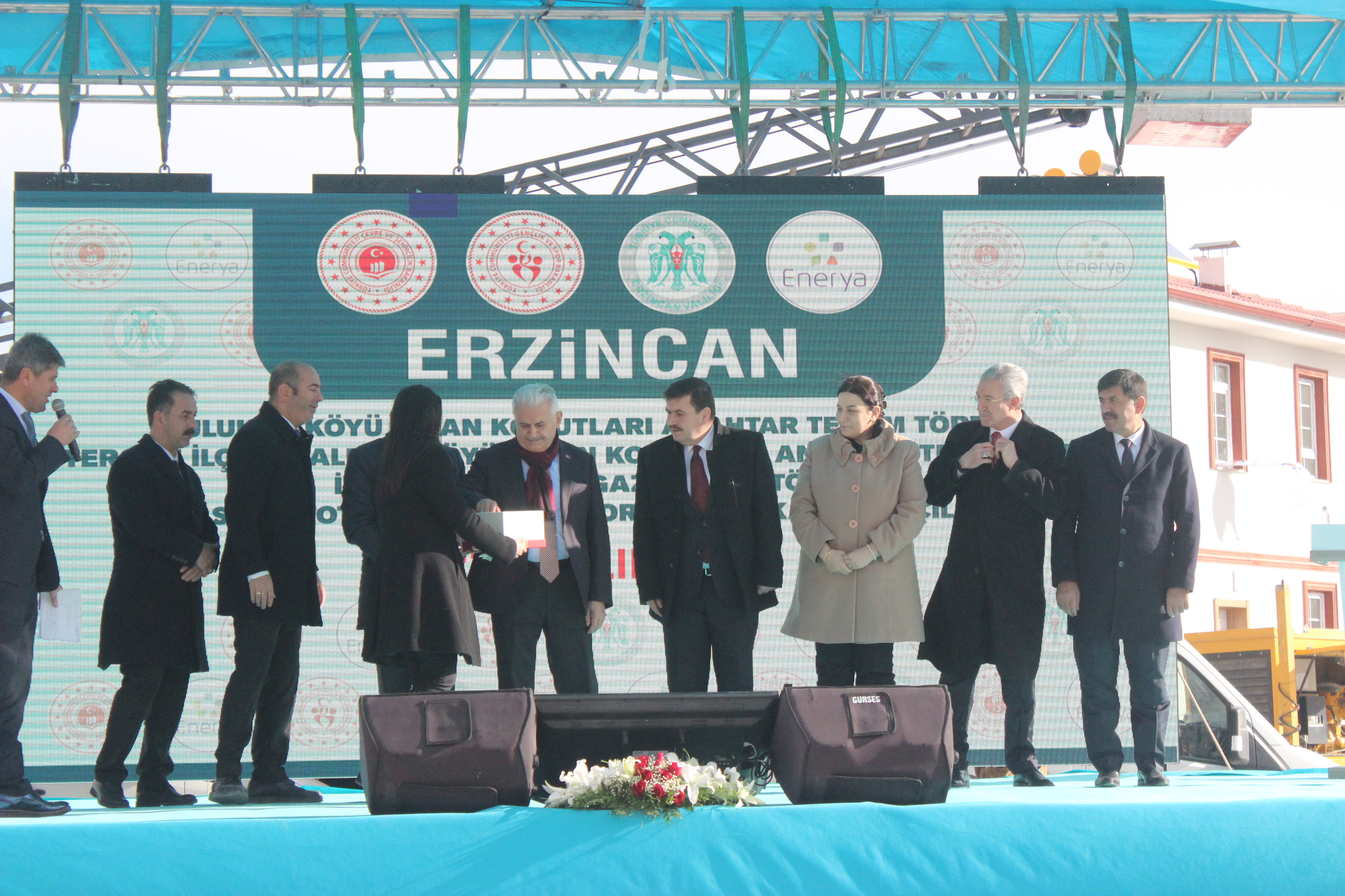 Erzincan Merkez Uluköy Köyü ve Tercan İlçesi Kalecik Köyü İskân Konutları Anahtar Teslim Töreni